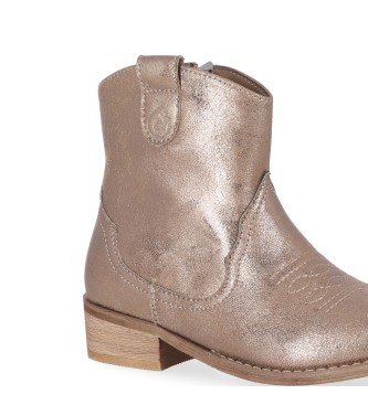 Chika10 Kids Lisy 18 taupefarbene Ankle Boots