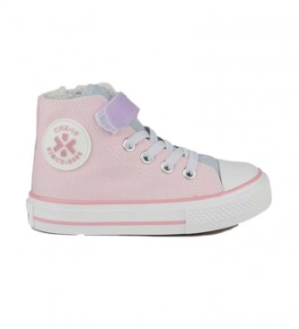 Chika10 Lito 29 pink buttoned sneakers