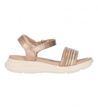 Chika10 Kids Magy 02 Pink leather sandals