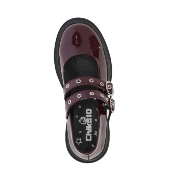 Chika10 Kids Nani 12 burgundy shoes