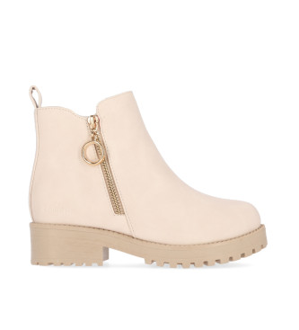 Chika10 Kids Botines New Pony 19N Beige