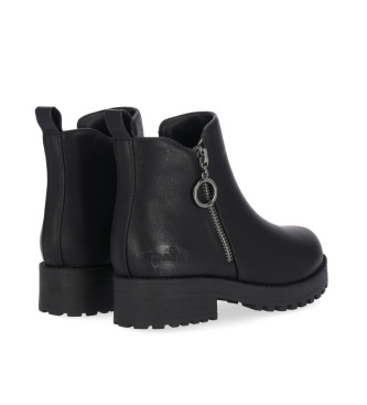 Chika10 Kids Stiefelette Neu Pony 19N Schwarz