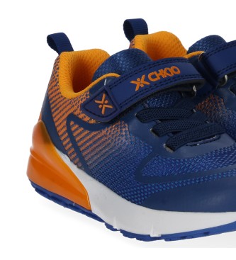 Chika10 Sneakers Ray 03 blue, orange