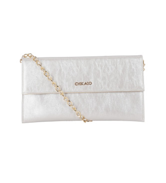 Chika10 Premier 01 Silver clutch bag