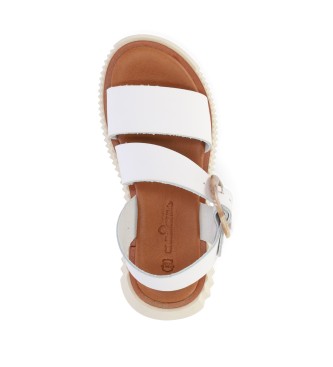 Chika10 Kids Leather sandals Alexia 02 White