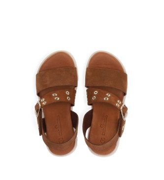 Chika10 Kids Lder sandaler Marion 16 brun