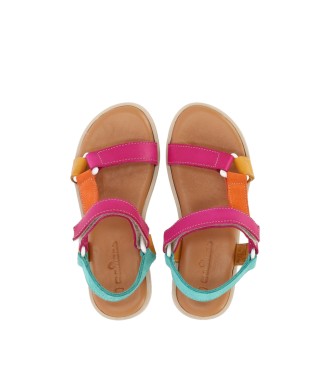Chika10 Kids Sole 05 sandales en cuir multicolores