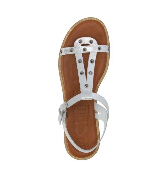 Chika10 Algarroba 02 sandaler i silverfrgat lder