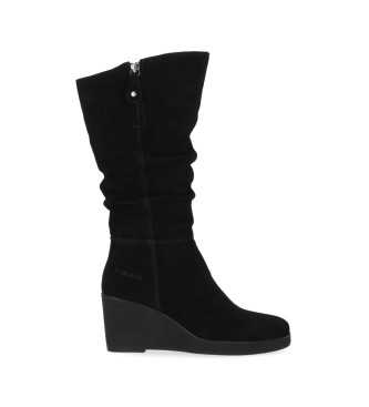 Chika10 Leather boots Challenger 03 black