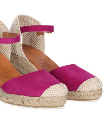 Chika10 CIBELES 06 Purple leather sandals