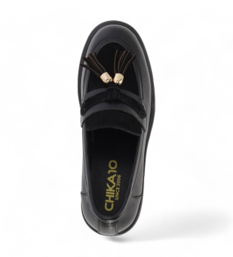 Chika10 Leather Moccasins Conde 09 black