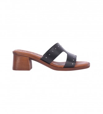 Chika10 Sandali in pelle Doris 02 nero