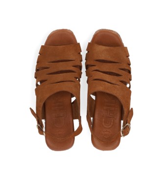 Chika10 Skórzane sandały EGIPTO 16 Leather