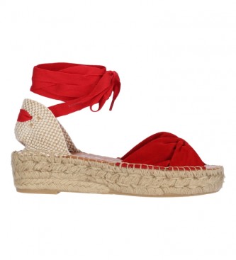 Chika10 Leather sandals Fortuna 02 Red