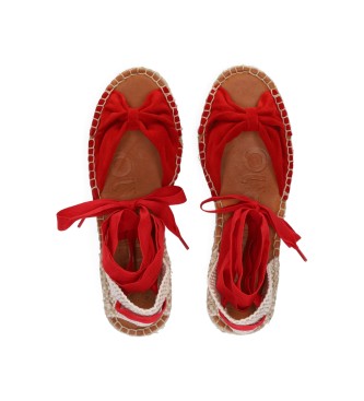 Chika10 Leather sandals Fortuna 02 Red