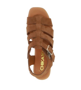 Chika10 Skórzane sandały Hachi 04 Leather