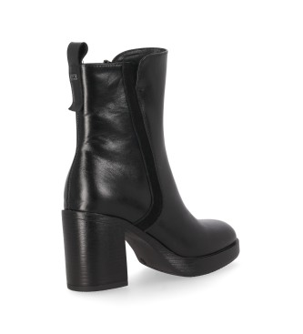 Chika10 Kate 01 leather ankle boots Black