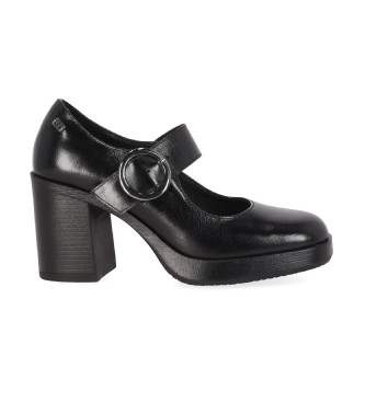 Chika10 Zapatos de piel Kate 03 Negro