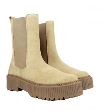 Chika10 Melilla 02 taupe ankle boots