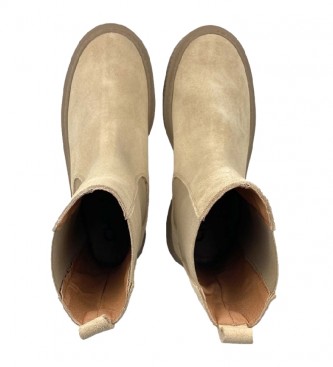 Chika10 Melilla 02 taupe ankle boots