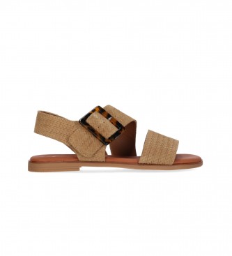 Chika10 Lder sandaler NAIRA 05 brun