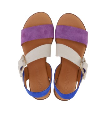 Chika10 Sandales en cuir Naira 20 Purple