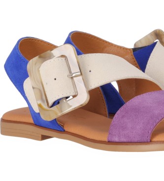 Chika10 Leather sandals Naira 20 Purple