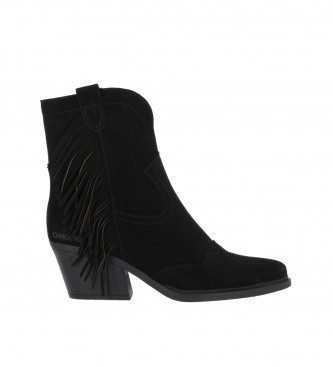 Chika10 Leather Ankle Boots Nereida 03 black