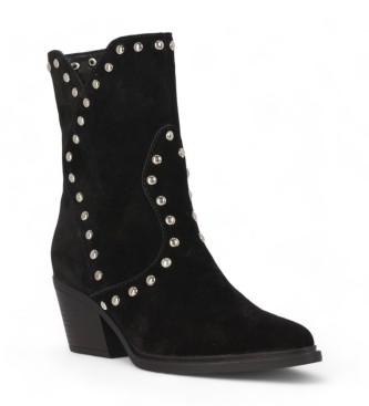 Chika10 Bottines en cuir Nereida 04 noir