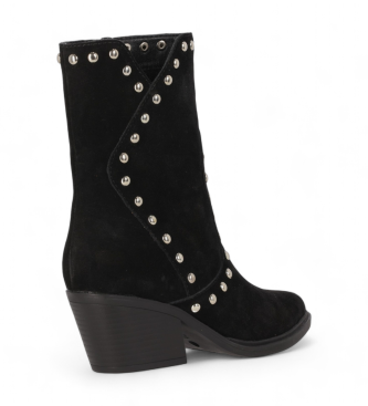 Chika10 Bottines en cuir Nereida 04 noir