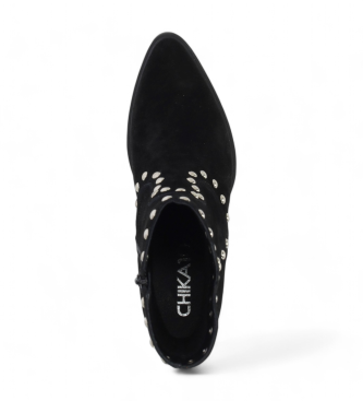 Chika10 Bottines en cuir Nereida 04 noir