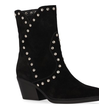 Chika10 Bottines en cuir Nereida 04 noir