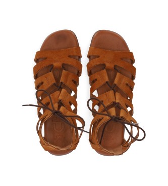 Chika10 Leather Sandals New Carla 08 brown