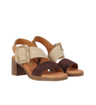 Chika10 Leather Sandals New Gotica 04 brown