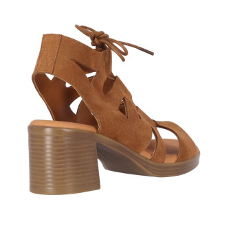 Chika10 Leather Sandals New Gotica 05 brown