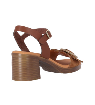 Chika10 Leather Sandals New Gotica 06 brown