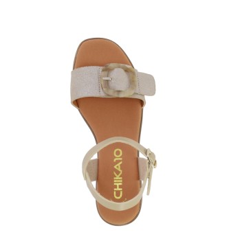 Chika10 Nuovi sandali in pelle Gotica 06 oro