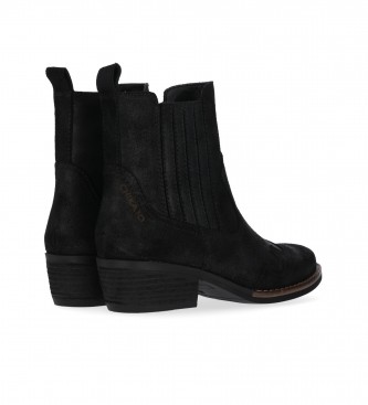 Chika10 Leather ankle boots NEW REBECA 02 Black