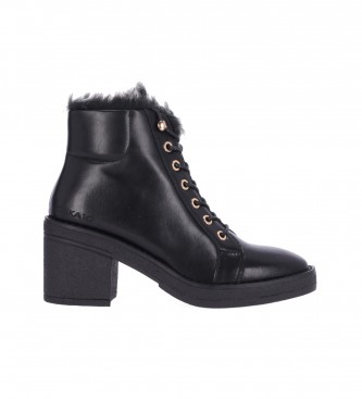 Chika10 Leather Ankle Boots Polarnova 06 black