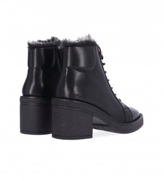 Chika10 Leather Ankle Boots Polarnova 06 black