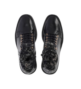 Chika10 Leather Ankle Boots Polarnova 06 black