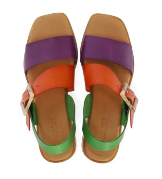Chika10 Polea 01 Sandaler i lder flerfarvet