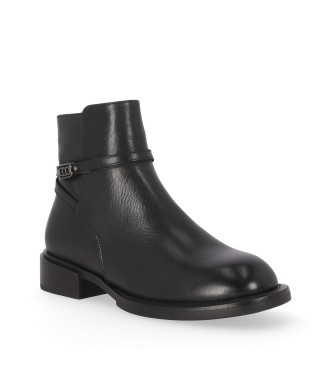 Chika10 Bottines en cuir Praga 01 Noir