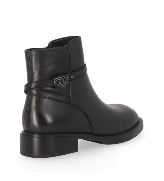 Chika10 Bottines en cuir Praga 01 Noir