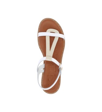 Chika10 Sandals Re Musaka 02 white