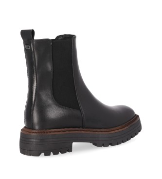 Chika10 Bottines en cuir Solera 01 Noir