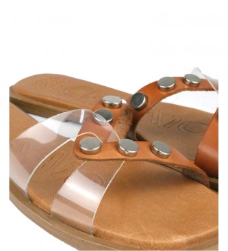 Chika10 Sugar 03 camel sandals