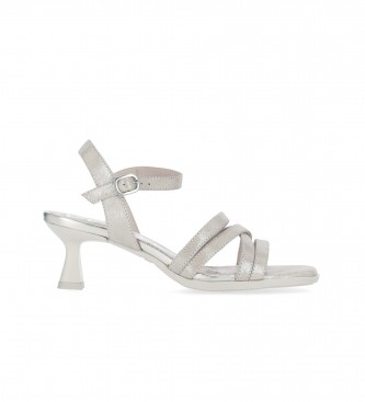 Chika10 Leather Sandals Aliax 07 silver