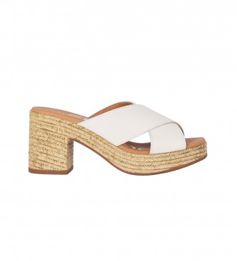 Chika10 Sandalias de Piel Aura 5228 blanco