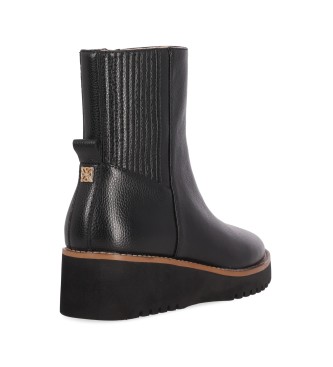 Chika10 Bottines en cuir Re Castano 05 Noir